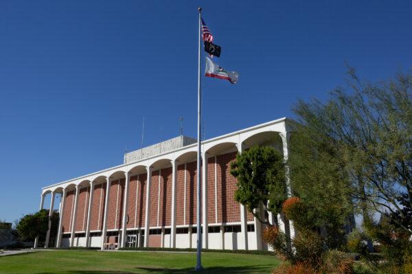 Fullerton City Hall, in Fullerton, Calif., on Nov. 17, 2020. (John Fredricks/The Epoch Times)