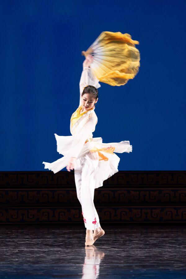 Lin will compete at the NTD International Classical Chinese Dance Competition this weekend. (Edward Dye)