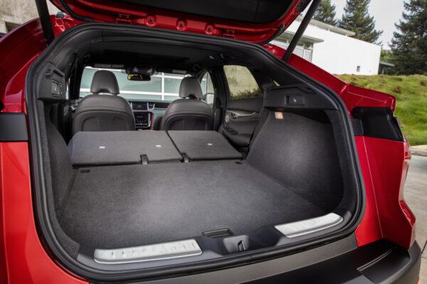 Fold-flat rear seats offer added cargo space. (Courtesy of Infiniti)