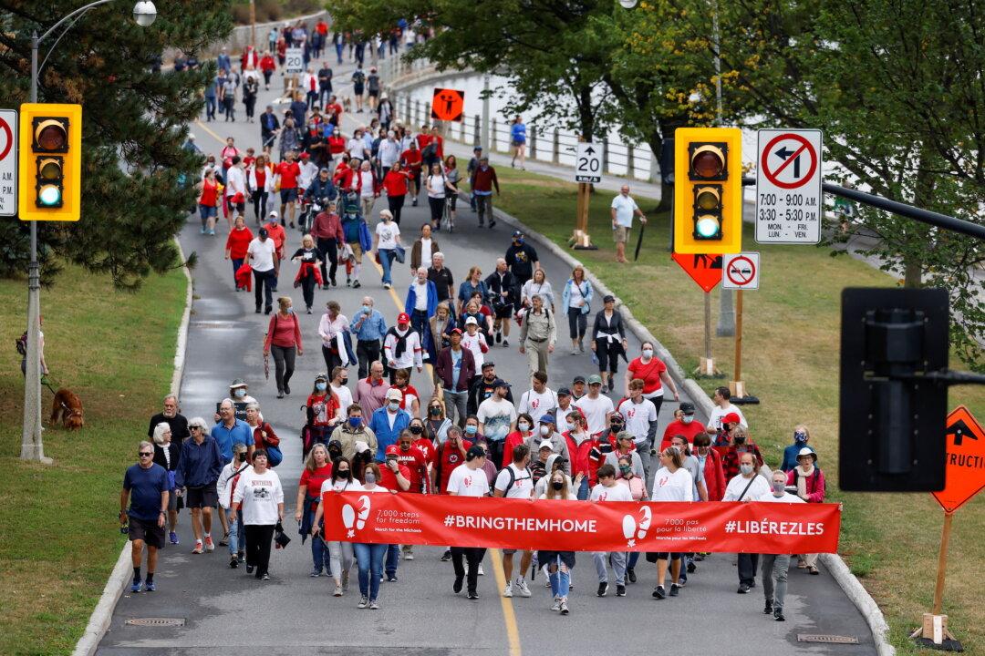 Rally Marks 1,000 Days Since China Detained Two Canadians