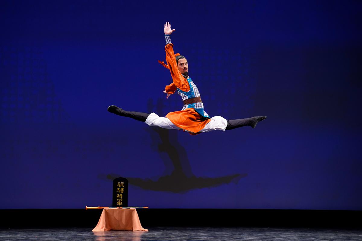 Aaron Huynh participated in the 9th NTD International Classical Chinese Dance Competition in New York state on Sept. 4, 2021. (Larry Dye)