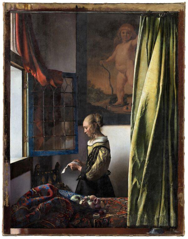 “Girl Reading a Letter at an Open Window,” circa 1659, by Johannes Vermeer. Oil on canvas; 32 5/8 inches by 25 3/8 inches. (Klut/Estel/SKD)