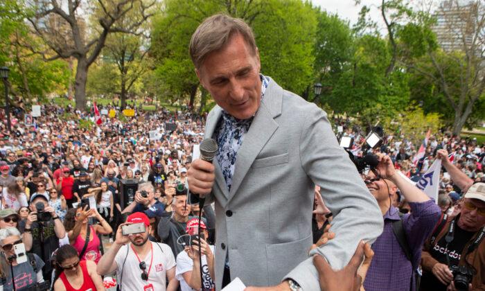 Maxime Bernier’s People’s Party Gaining in Election Polls