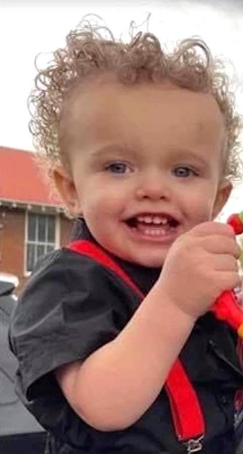 Two-year-old Kellen Burrow lost his life to the floods. (Courtesy of Allen Burrow via <a href="https://www.diamondrose.biz/">Mark Rose</a>)