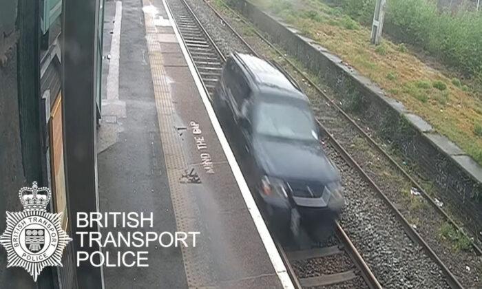 ‘Idiotic’ Motorist Jailed After Driving Car Down Railway Track