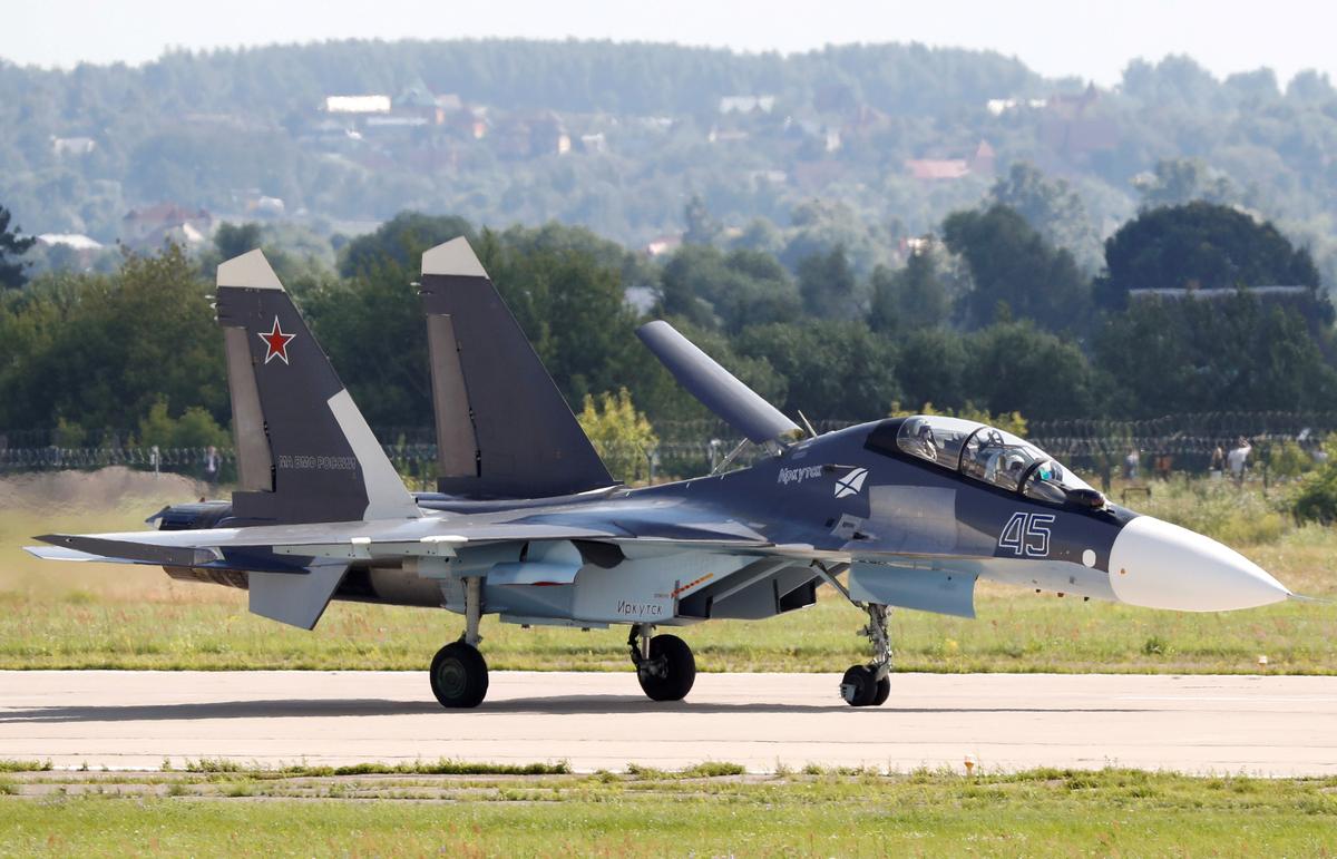 Russia Moves Sukhoi Su-30 Fighter Jets to Belarus to Patrol Borders, Minsk Says