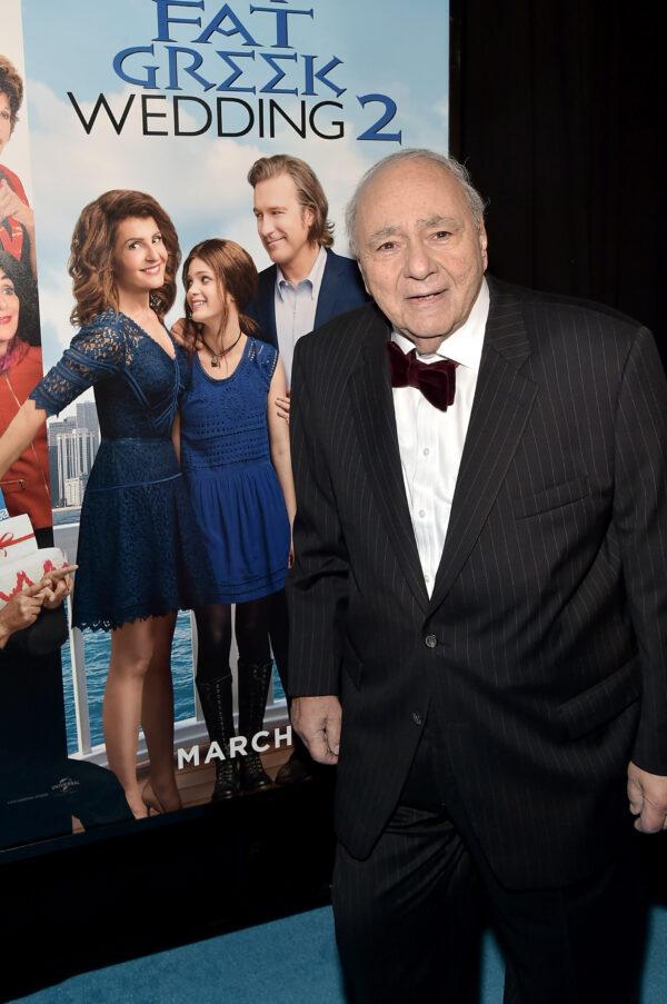 Actor Michael Constantine attends "My Big Fat Greek Wedding 2" New York Premiere at AMC Loews Lincoln Square 13 theater in New York City on March 15, 2016. (Theo Wargo/Getty Images)