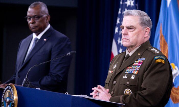 House Republicans Ask Defense Secretary for Probe Into Gen. Milley’s Calls With China