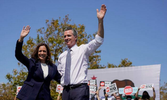 Harris Rallies for California Governor Facing Recall Election