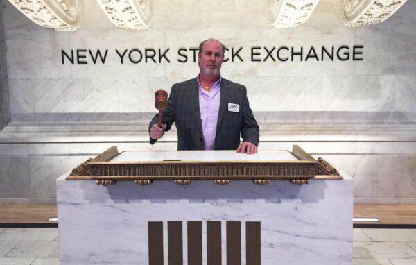 Chris Sorrentino at the New York Stock Exchange. (Chris Sorrentino)