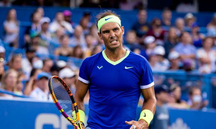 Nadal Recovering After Treatment on Foot Problem