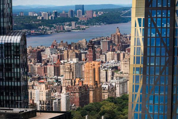 Manhattan skyline in New York City on June 13, 2019. (Spencer Platt/Getty Images)