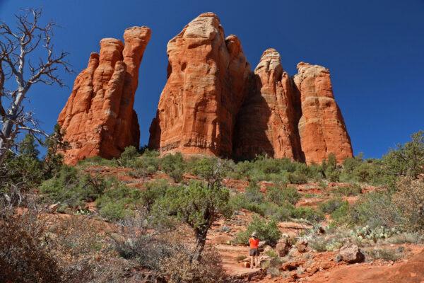 Cathedral Rock in Sedona, Arizona, draws large numbers of hikers but is still worth the visit. (Courtesy of Doug Hansen)