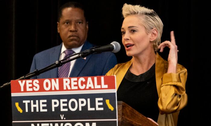 Allegations Fly From Rose McGowan as Recall Vote Looms in California