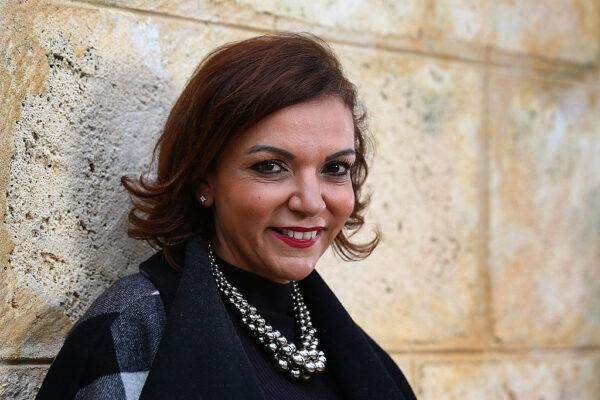 Labor senator Anne Aly poses for a portrait at Rotary Park in Perth, Australia on July 28, 2016. Senator Aly was born in Egypt and migrated to Australia when she was 2 years old. (Paul Kane/Getty Images)