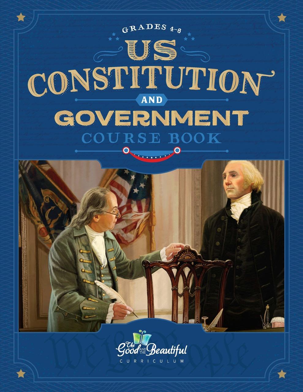 "US Constitution and Government" course book for children in grades 4–6. (Courtesy of Jenny Phillips/<a href="https://www.goodandbeautiful.com/">The Good and the Beautiful</a>)