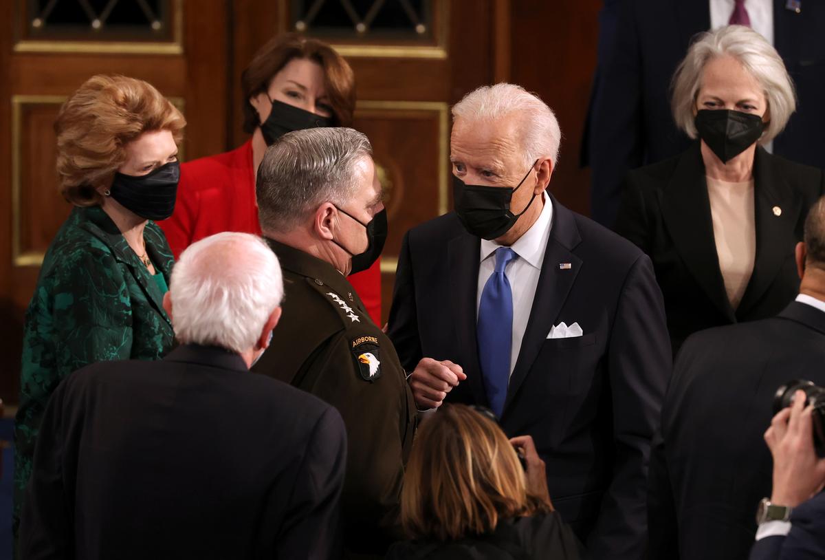 Biden Stands by Milley After Reports of Secret Phone Calls With Chinese General