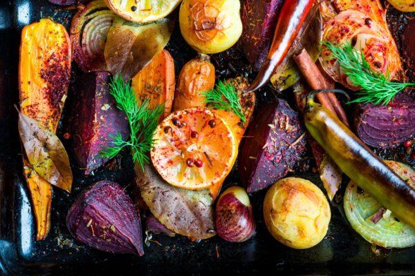 Roasting vegetables in the oven or on the grill brings out their natural sweetness and deepens the flavor of animal and plant proteins. (Dragon_Fly)