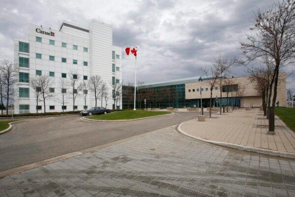 The National Microbiology Laboratory in Winnipeg, Manitoba, in a file photo. (The Canadian Press/John Woods)