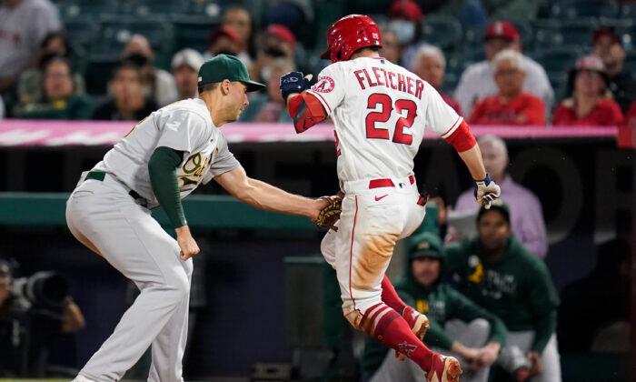 A’s Keep Pace in Wild-Card Race With 5-4 Win Over Angels