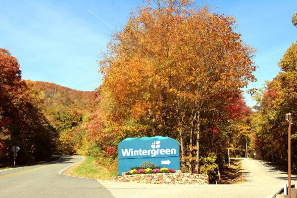 Bright fall colors greet visitors to the Wintergreen Resort, the best place in Nelson County, Va., to base an exploration of valley communities below the Blue Ridge Mountain Peaks. (Courtesy of Wintergreen Resort)