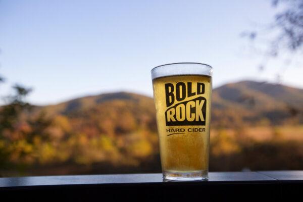 Bold Rock in Nelson County, Va., ferments local apples sourced from within 35 miles of the cidery for mouthwatering freshness in all its hard ciders. (Courtesy of Virginia Tourism Corp.)