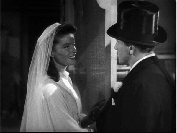 Katharine Hepburn and Spencer Tracy in the trailer for the 1942 film “Woman of the Year.” (Public Domain)