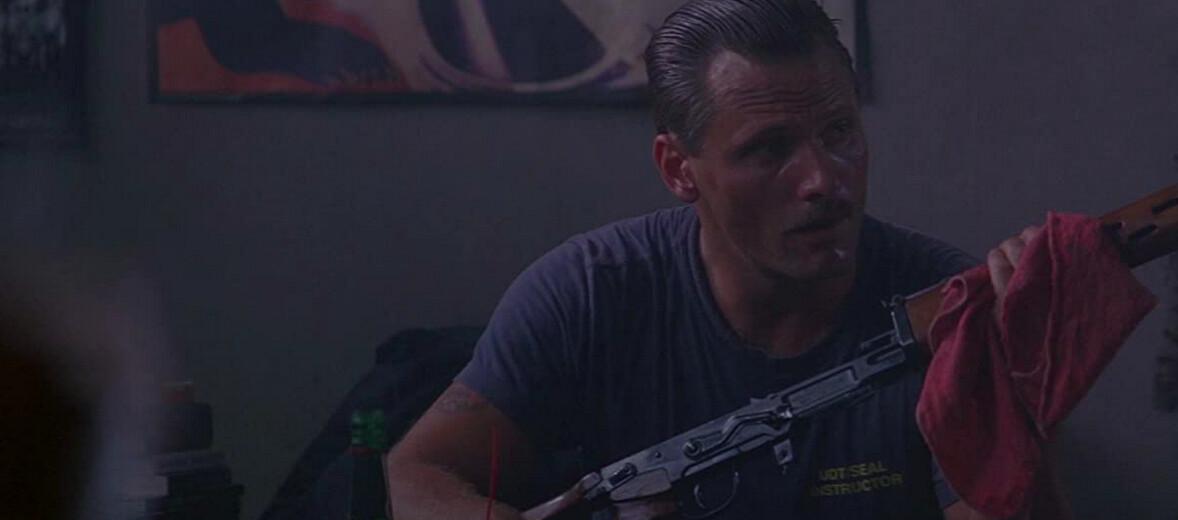 U.S. Navy SEAL Master Chief John James Urgayle (Viggo Mortensen), in "G.I. Jane." (Buena Vista Pictures)
