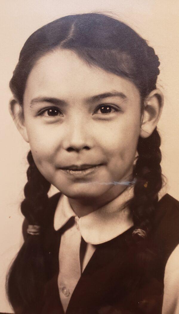 Writer Anita Sherman (then Anita Marquez) in first grade at St. Rose School in Portland, Oregon. (Anita Sherman)