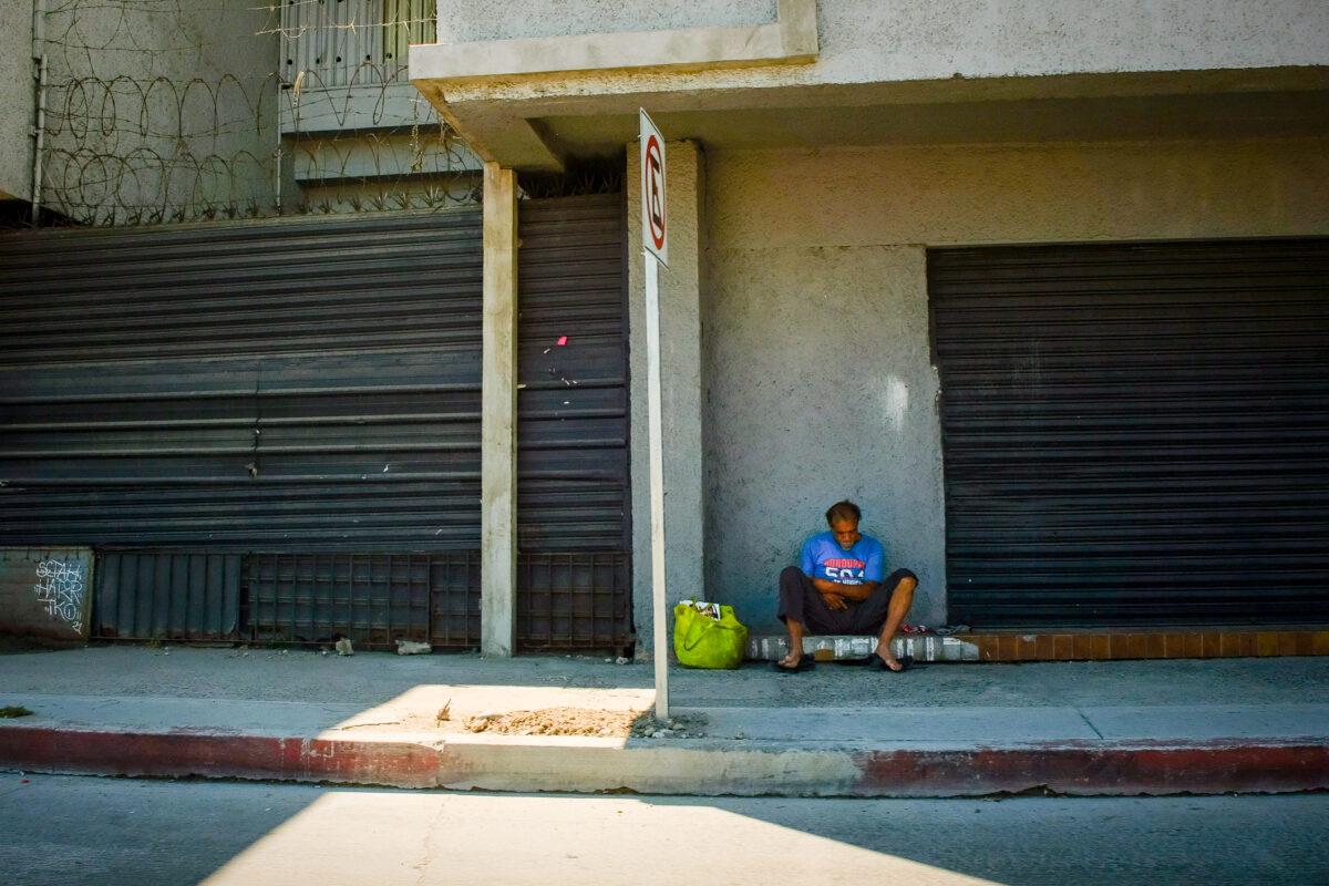 The streets of Tijuana, Mexico, on Sept. 12, 2021. (John Fredricks/The Epoch Times)