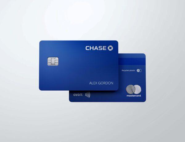 Chase's debit card is seen in this undated handout photo obtained by Reuters on Sept. 20, 2021. (Chase/Handout via Reuters)