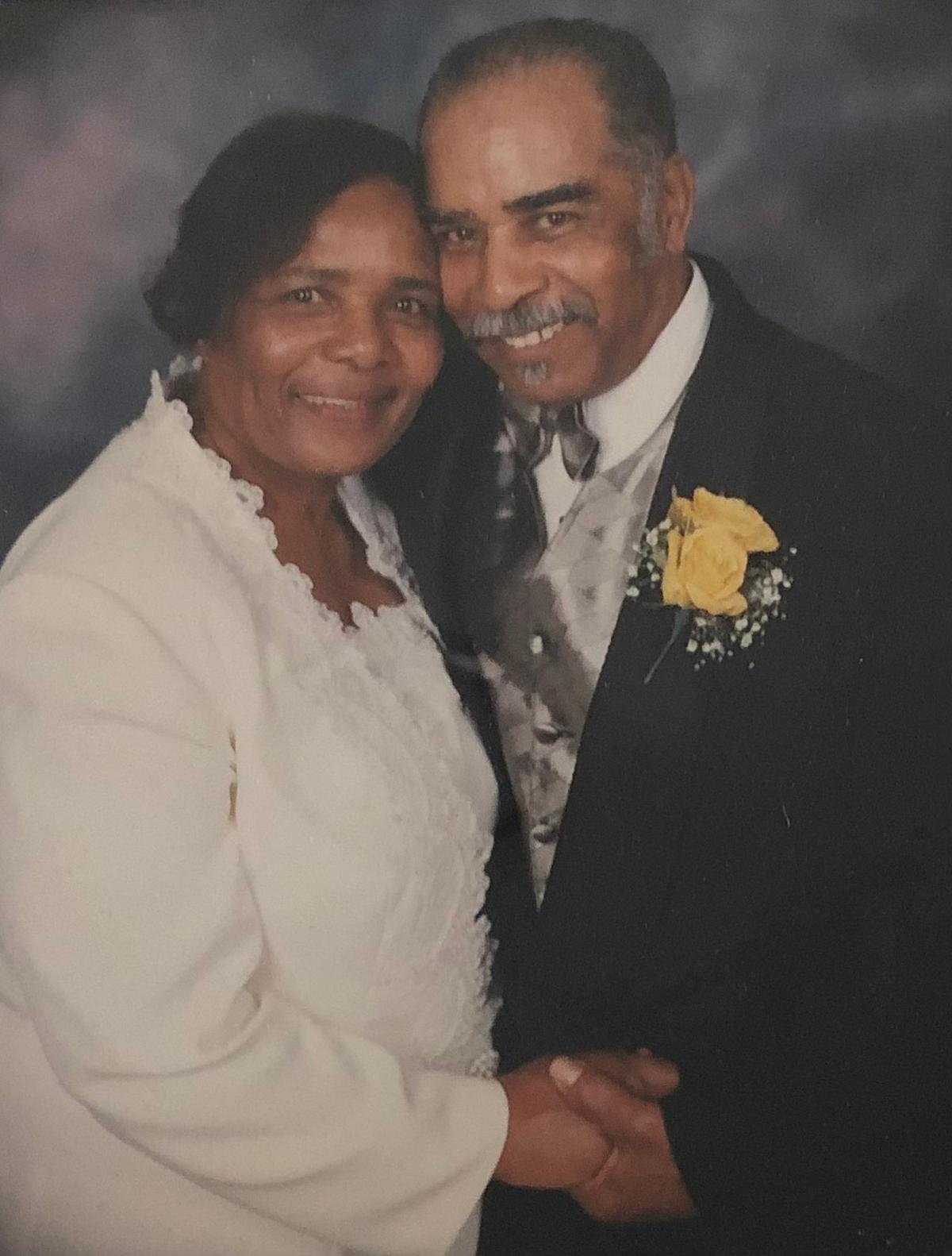 Myrtle and Albert Green at their 50th wedding anniversary. (Courtesy of Alecia Green)