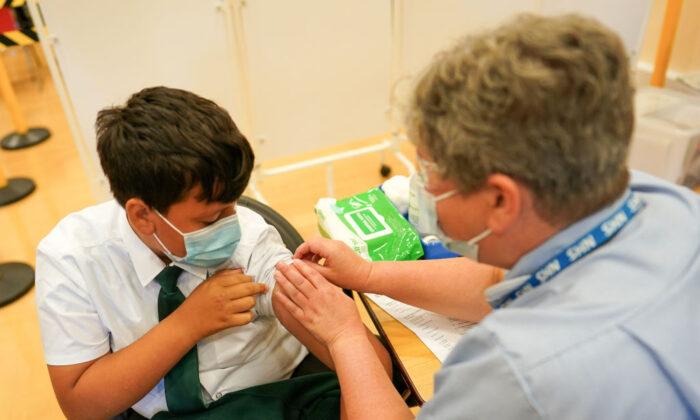 England Winding Down Offering COVID-19 Vaccines to Children Under 12