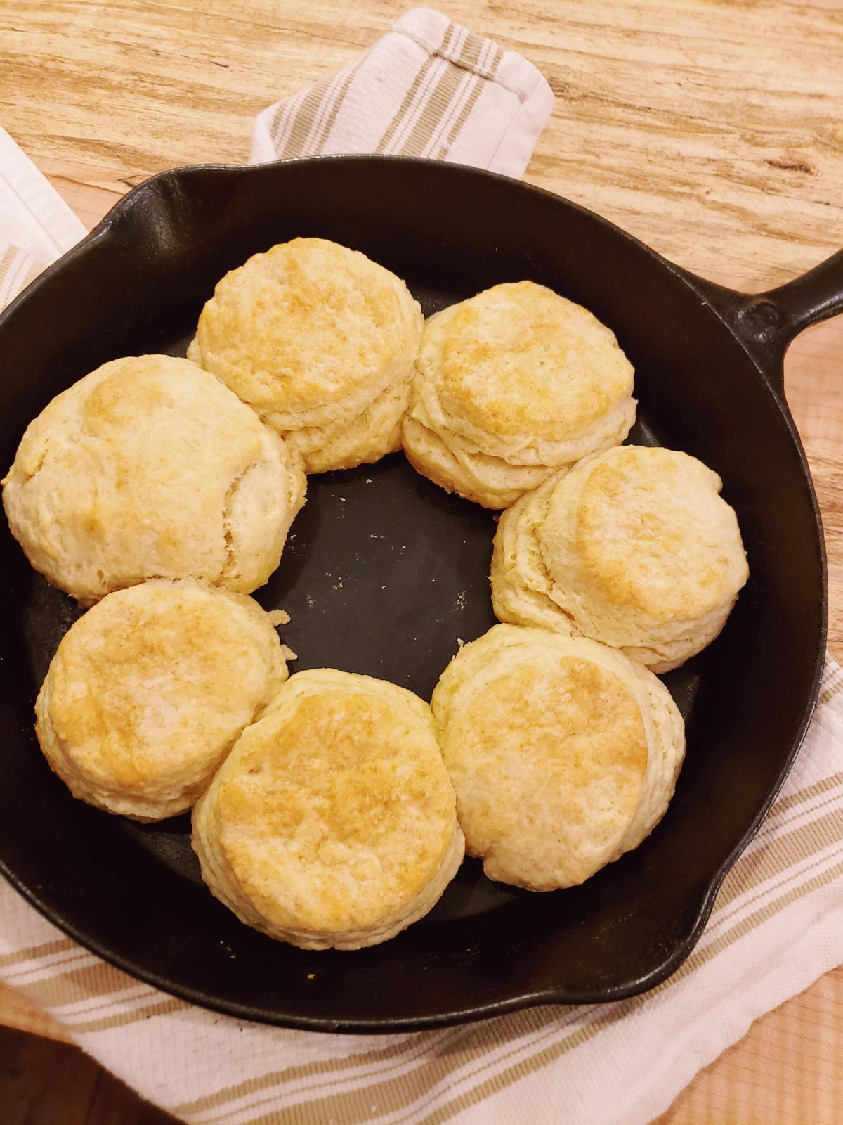 Mom's flaky buttermilk biscuits are the next best thing to Grandma's. (Courtesy of Melissa K. Norris)