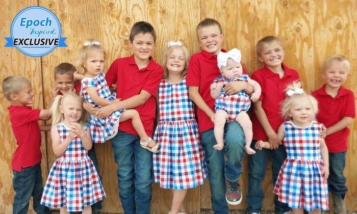 Couple With 11 Kids Homeschool Every Child on Their Mini Farm, Call Them a ‘Gift From God’