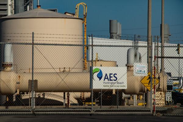 The area of the planned Huntington Beach desalination plant on Aug. 5, 2020. (John Fredricks/The Epoch Times)