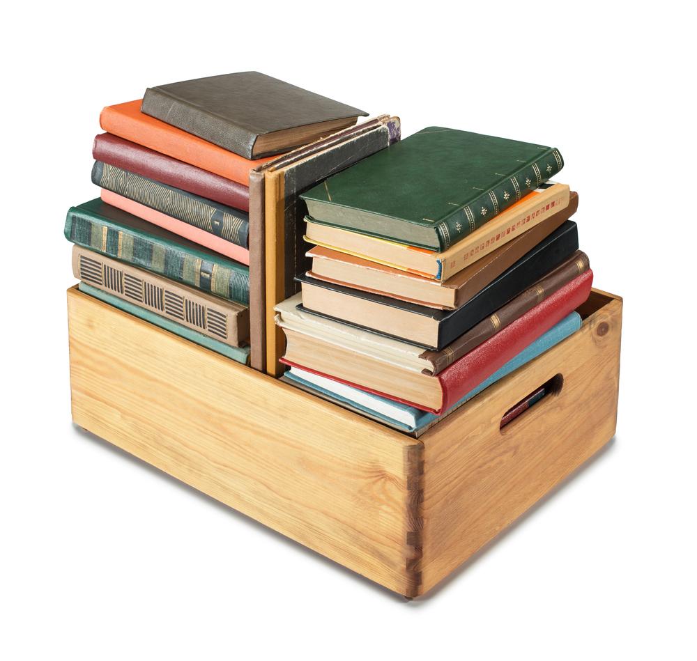 Breathe new life into old books and extra supplies by selling or donating them to a secondhand store or nearby school. (donatas1205/Shutterstock)