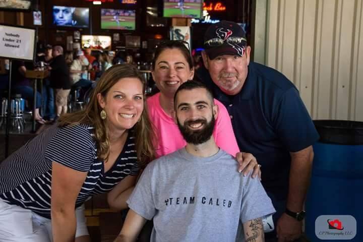 Dr. Julie E. Schaferling (R) with Caleb and his family. (Courtesy of <a href="https://www.instagram.com/calebtrahan/">Caleb Trahan</a>)