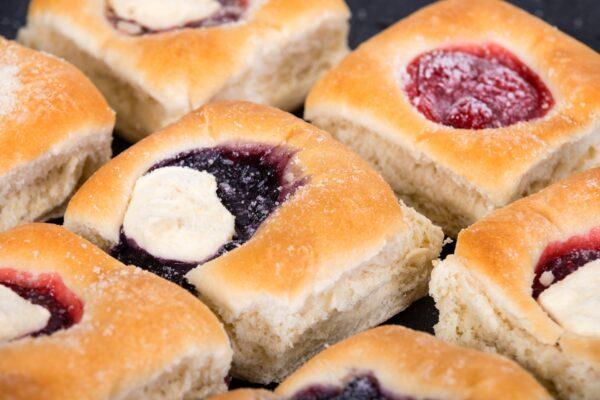 Texas kolache are often square-shaped instead of round, and larger and taller than their old-world ancestors. (shutterstock/Leena Robinson)