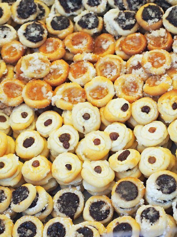 Kolache fillings vary, but they all sit inside a soft, puffy, sweet bread base. (shutterstock/veou)
