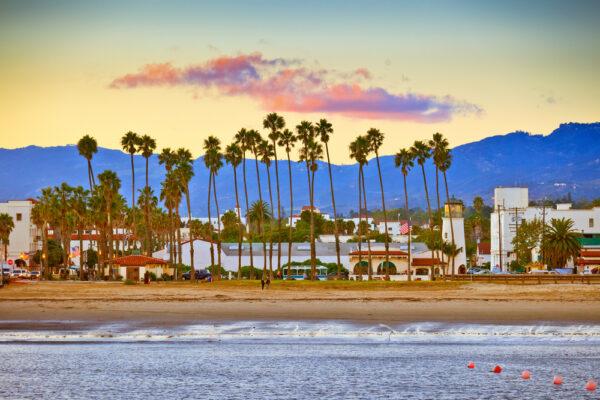 Santa Barbara beckons with its seaside lifestyle and historic Spanish Mission architecture. (S.Borisov/Shutterstock)