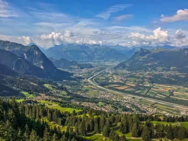 A beautiful panoramic view in Liechtenstein. (Kenny Vogt/Liechtenstein Marketing)