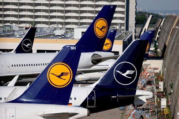 Lufthansa was forced to cancel flights affecting about 130,000 passengers because of a worker strike set for July 27, 2022. (Kai Pfaffenbach/File Photo, 2020/Reuters)