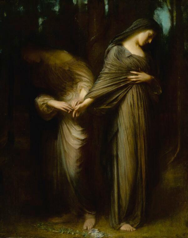 “Farewell,” 1913, by Arthur Hacker. Oil on canvas. Private Collection. (PD-US)