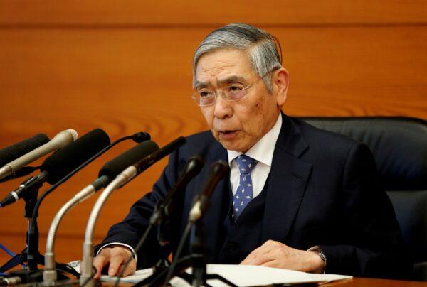 Bank of Japan Governor Haruhiko Kuroda speaks at a news conference in Tokyo, on Jan. 21, 2020. (Kim Kyung-Hoon/Reuters)