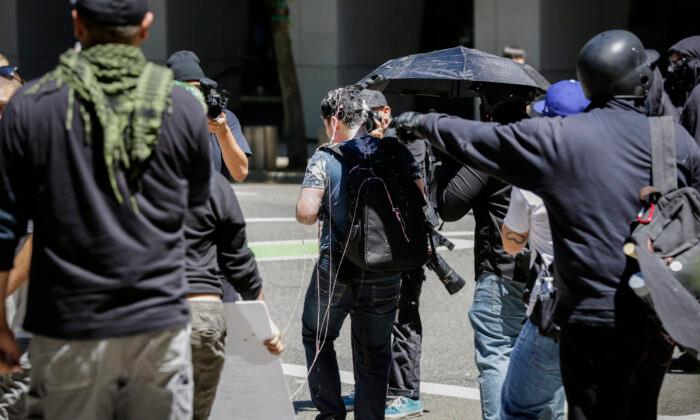 Little Outcry Over Antifa's Equal-Opportunity Beatdowns of Journalists Left and Right
