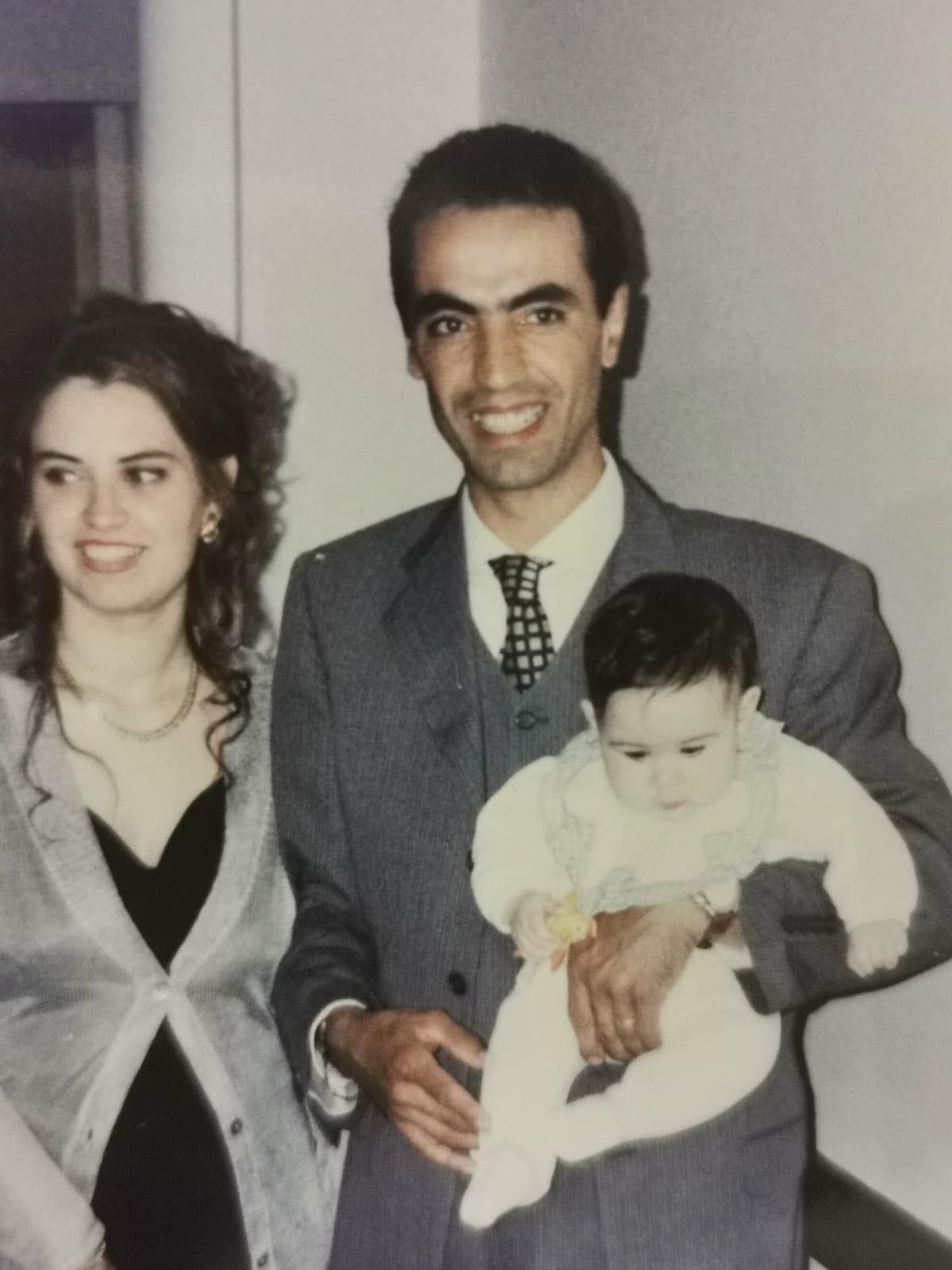 Gisella and her husband with Marinella's biological daughter, Caterina. (Courtesy of Caterina Alagna)