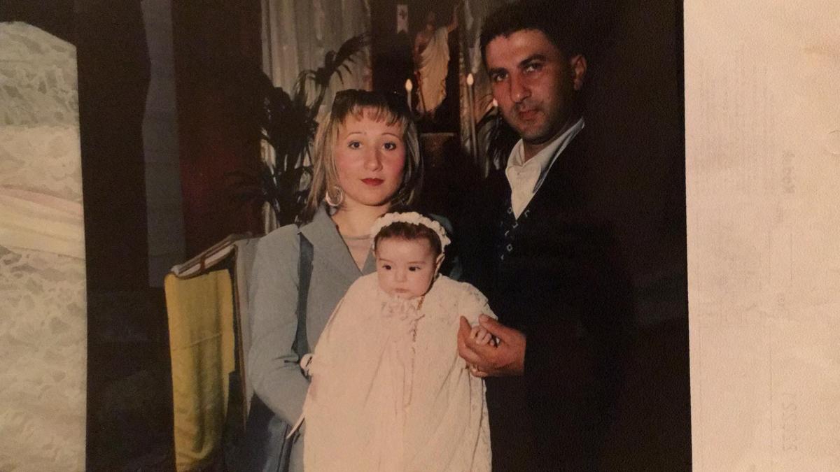 Marinella and her husband with Gisella's biological daughter, Melissa. (Courtesy of Caterina Alagna)