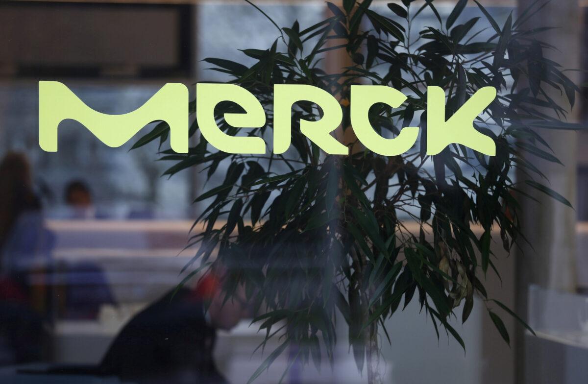 A logo of drugs and chemicals group Merck is pictured in Darmstadt, Germany in a file photograph. (Ralph Orlowski/Reuters)