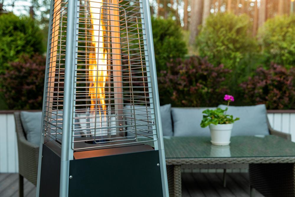 Patio heaters are a must-have accessory if you don't have room to have an open fire. (Ronstik/Shutterstock)